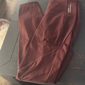 Lululemon Athletica Red Performance Leggings